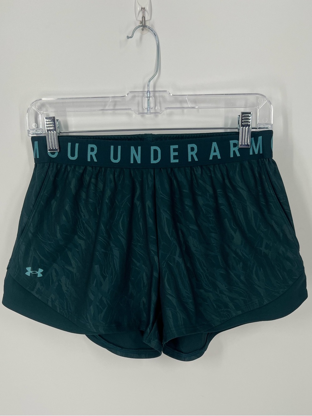 Under Armour Women's Dark Teal 3.0 Play Up Athletic Shorts Size Small
